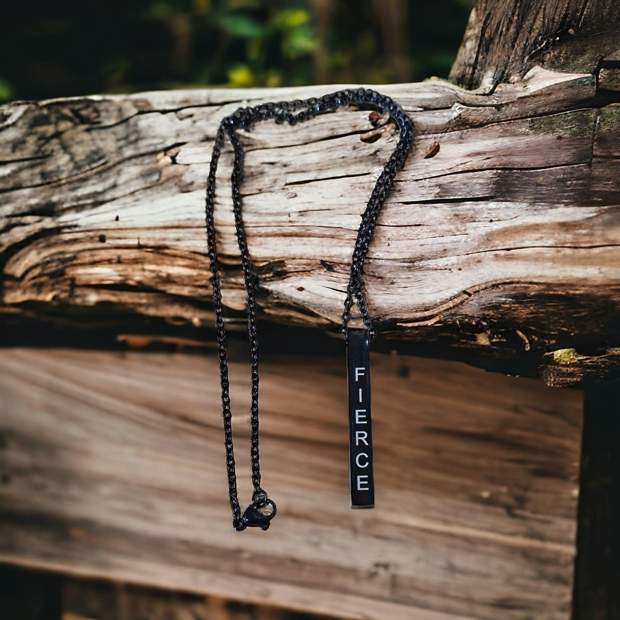 Vertical Bar Stainless Steel Necklaces